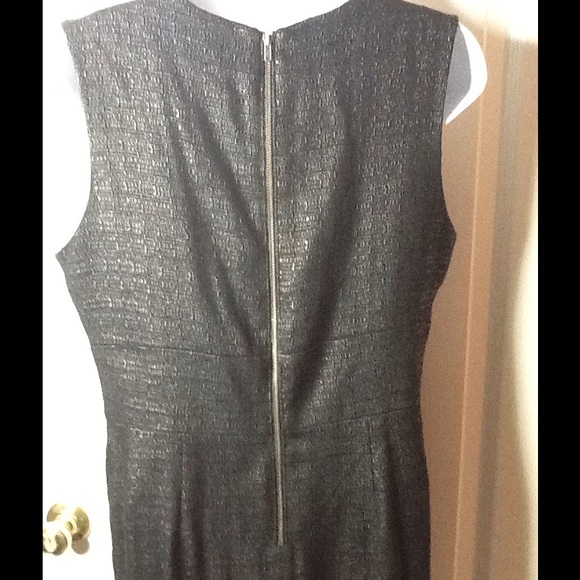 Adam Lippes NWT STRUCTURED DEEP V NECK black dress - Picture 4 of 6